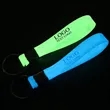 Glow In The Dark Keychain Silicone Wristband | https://www.bestnamebadges.com