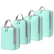 4PCS Compression Packing Cubes Expandable Travel Suitcase | https://www.bestnamebadges.com