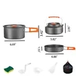 Camping Cookware Set Tableware Combination Slip Non Stick | https://www.bestnamebadges.com