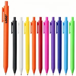 Plastic Click Action Matte Finish Gel Ink Ballpoint Pen