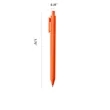 Plastic Click Action Matte Finish Gel Ink Ballpoint Pen | https://www.bestnamebadges.com