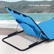 Foldable Beach Mat Adjustable Backrest Sleeping Carry Bag | https://www.bestnamebadges.com