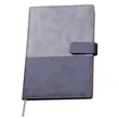TiTUS® Two Tone Velveteen A5 Business Notebook with Bookmark | https://www.bestnamebadges.com