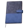 TiTUS® Two Tone Velveteen A5 Business Notebook with Bookmark | https://www.bestnamebadges.com