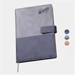 TiTUS® Two Tone Velveteen A5 Business Notebook with Bookmark | https://www.bestnamebadges.com
