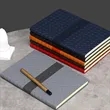 TiTUS® Sahara PU Leather A5 Business Notebook with Bookmark | https://www.bestnamebadges.com