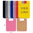 Silicone Phone Card Holder With Custom Logo Bag | https://www.bestnamebadges.com