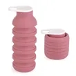 Foldable Silicone Reusable Portable Lightweight Water Bottle | https://www.bestnamebadges.com