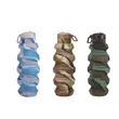 Foldable Silicone Reusable Portable Lightweight Water Bottle | https://www.bestnamebadges.com