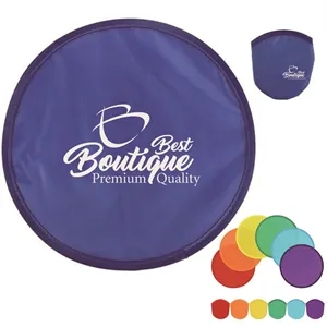 Collapsible Portable Nylon Foldable Flying Disc Fan with Bag
