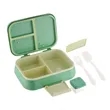 Reusable layered Compartment Food  Lunch Box with cutlery | https://www.bestnamebadges.com