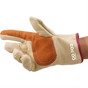 Double Layer Thickening Canvas Work Gloves