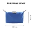 Waterproof Nylon Mini Dumpling-Shaped Makeup Bag | https://www.bestnamebadges.com