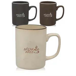 20 oz. El Grande Matte Ceramic Personalized Mugs | https://www.bestnamebadges.com