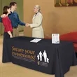 6' Economy Table Throw (Full-Color Front Only) | https://www.bestnamebadges.com