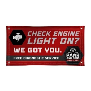 2' X 4' Super Poly Knit Fabric Banner
