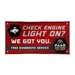 2' X 4' Super Poly Knit Fabric Banner | https://www.bestnamebadges.com