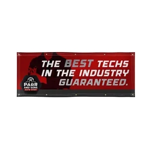 3' X 8' Super Poly Knit Fabric Banner