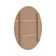 12" Round MDF Slatted Wood Print | https://www.bestnamebadges.com