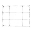 10' Straight Splash Floor Display Hardware | https://www.bestnamebadges.com