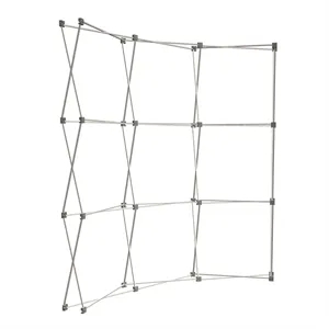 8' Curved Show 'N Rise Floor Display Frame Only