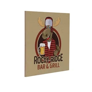 12" x 12" MDF Wood Print