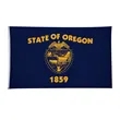 6' x 10' Oregon State Flag Double-Sided | https://www.bestnamebadges.com