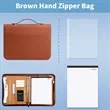 Zipper Portfolio Binder | https://www.bestnamebadges.com