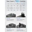 International Travel Plug Adapter | https://www.bestnamebadges.com