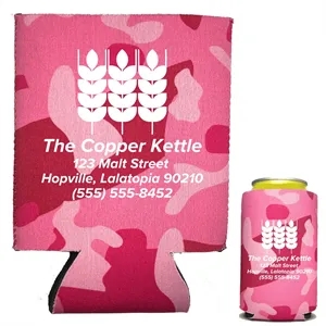 Camouflage Neoprene Can Cooler