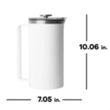 YETI 64 oz French Press | https://www.bestnamebadges.com