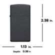 Zippo Slim Lighter | https://www.bestnamebadges.com