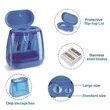Colored Manual Hand Held Small Compact Pencil Sharpener | https://www.bestnamebadges.com