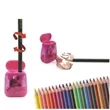 Colored Manual Hand Held Small Compact Pencil Sharpener | https://www.bestnamebadges.com