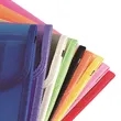 Large-Capacity Transparent Document Folder with snap Closure | https://www.bestnamebadges.com