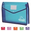 Large-Capacity Transparent Document Folder with snap Closure | https://www.bestnamebadges.com