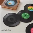 Vinyl Record Disk Coasters for Drinks | https://www.bestnamebadges.com