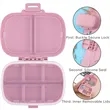 8 Compartments Portable Pill Case | https://www.bestnamebadges.com
