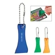 Lottery Scratcher With Bead Chain | https://www.bestnamebadges.com