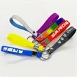 Luminous Silicone Bracelet Keychain | https://www.bestnamebadges.com
