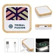 Bamboo Wireless Charger Night Light | https://www.bestnamebadges.com