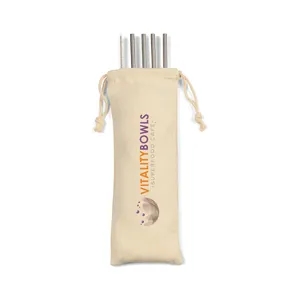 Reed Stainless Steel Straw Set | https://www.bestnamebadges.com