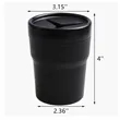 Car Trash Can with Lid Leakproof Compact Vehicle Organizer | https://www.bestnamebadges.com