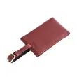 Travel Leather Luggage Tag | https://www.bestnamebadges.com
