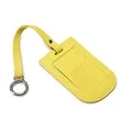 Flap Leather Luggage Tag With Metal Buckle | https://www.bestnamebadges.com