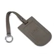 Flap Leather Luggage Tag With Metal Buckle | https://www.bestnamebadges.com