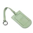 Flap Leather Luggage Tag With Metal Buckle | https://www.bestnamebadges.com