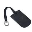 Flap Leather Luggage Tag With Metal Buckle | https://www.bestnamebadges.com