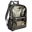 Diamond Clear TPU Backpack | https://www.bestnamebadges.com