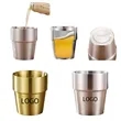 10oz Double Wall  Stainless Steel Cup | https://www.bestnamebadges.com